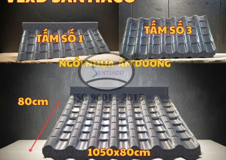  Giải pháp lợp mái hiện đại mang hơi thở truyền thống Ngói nhựa âm dương Santiago