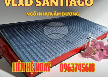 Ngói Nhựa Âm Dương – Kích Thước Chuẩn 1m05 x 60cm, Decor Mái Giả Cổ Đẹp & Bền 2025