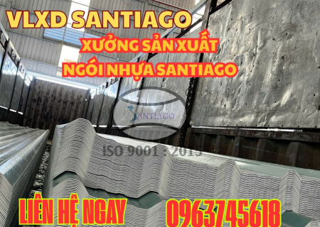 Xưởng ngói nhựa Santiago luôn đông khách